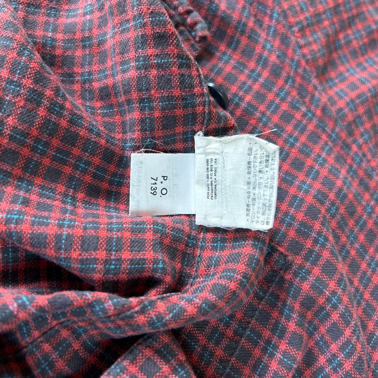 Patagonia Cotton Shirt ポルトガル製 patagonia 2000 ポルトガル製 パタゴニア L/S Pima Cotton Shirt