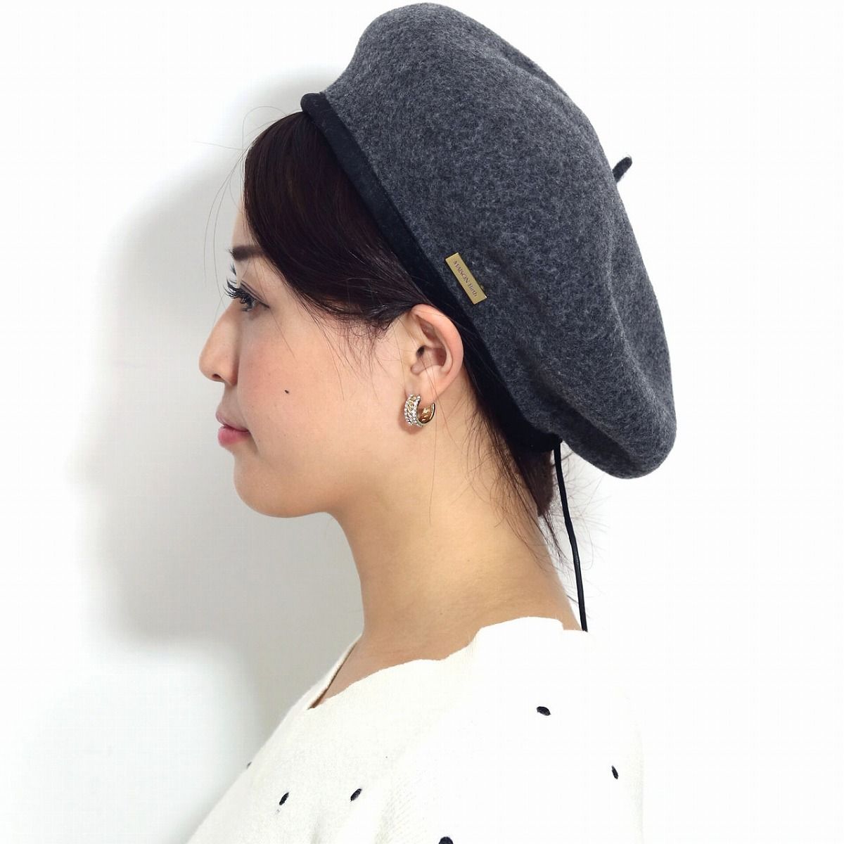 NEIGHBORHOOD ベレー ブラック 24FW ネイバーフッド L 帽子 NEIGHBORHOOD ベレー ブラック 24FW ネイバーフッド L 帽子