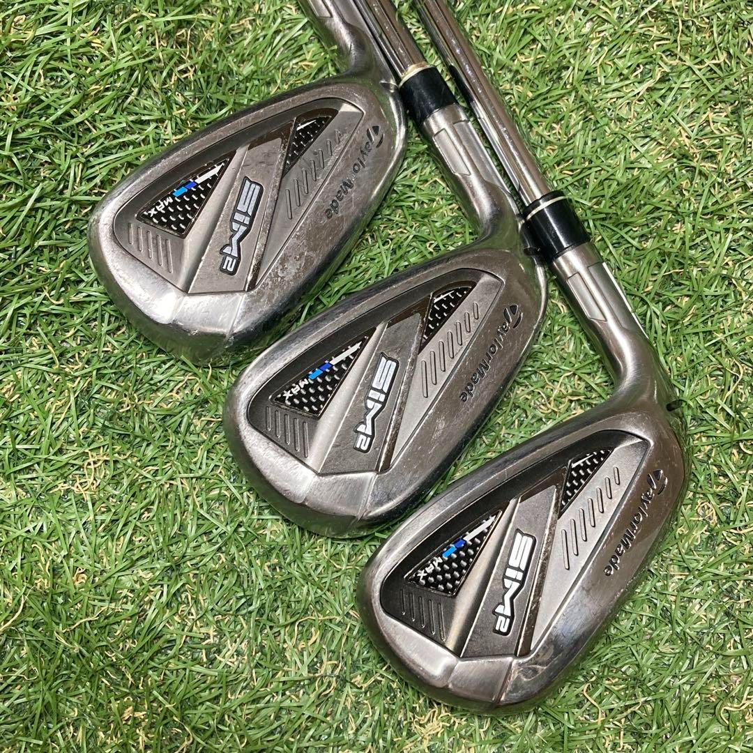 ご注文期待致します! レフティ テーラーメイド SIM2MAX アイアン5本 左 シムツーマックス TaylorMade 送料無料。