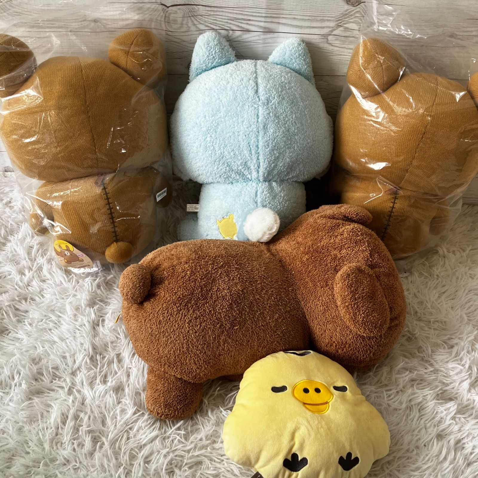 リラックマ ぬいぐるみ セット ⑤ ローソン＆リラックマ いつでもいっしょリラックマ♪ ぬいぐるみ