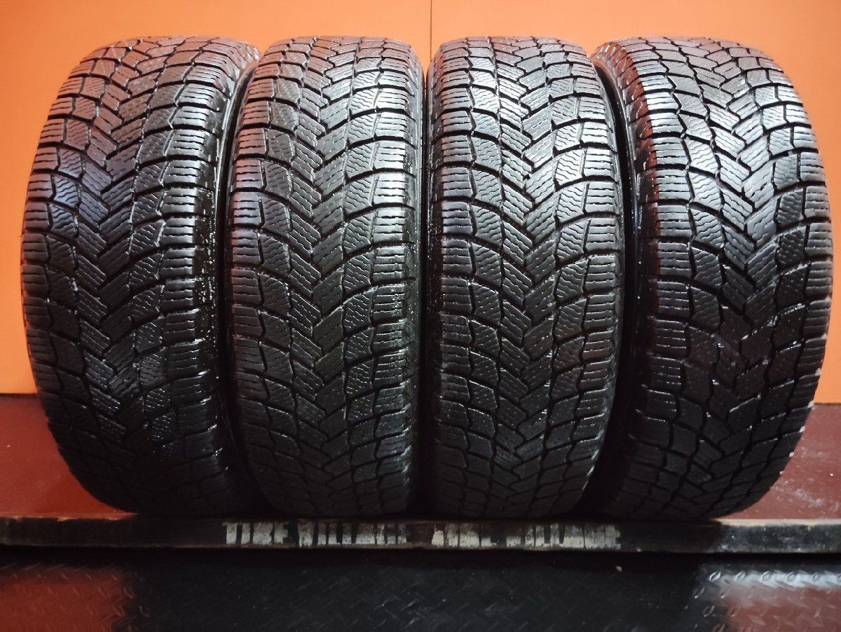 MICHELIN X-ICE SNOW 205|60R16 16インチ スタッドレス 4本 21年製 バリ溝 ステップワゴン ヴォクシー ジューク等 KTN301