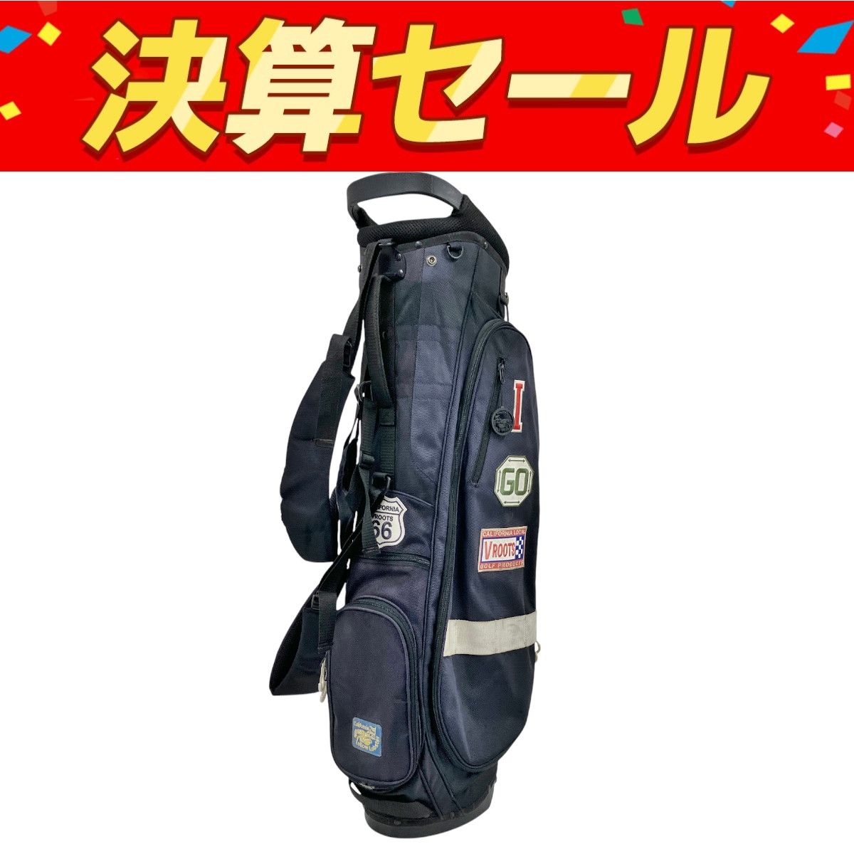 YELLOW LOBSTER スタンドキャディバッグ ブラック系 8型