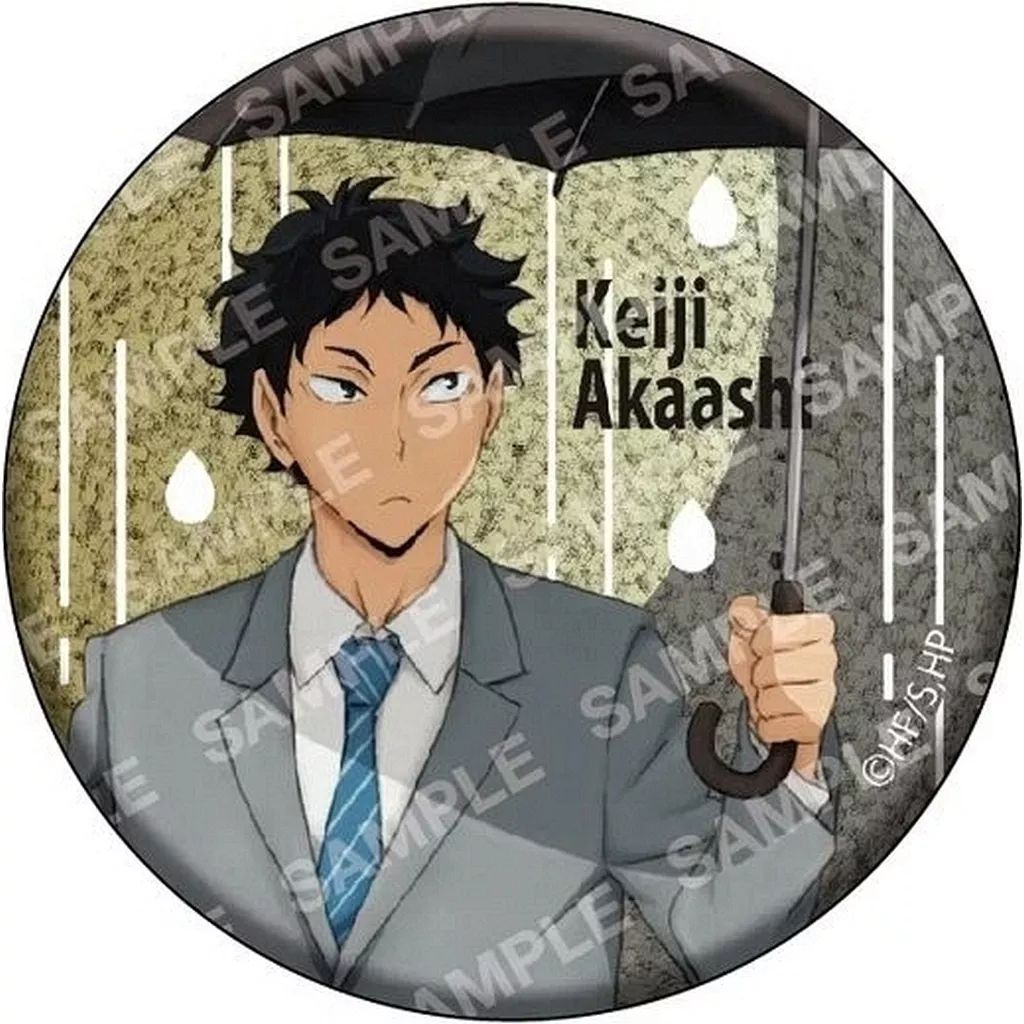 赤葦京治 ハイキュー 缶バッジ グリッター 中古】バッジ・ビンズ 赤葦京治(グリッター) 「ハイキュー!! 缶