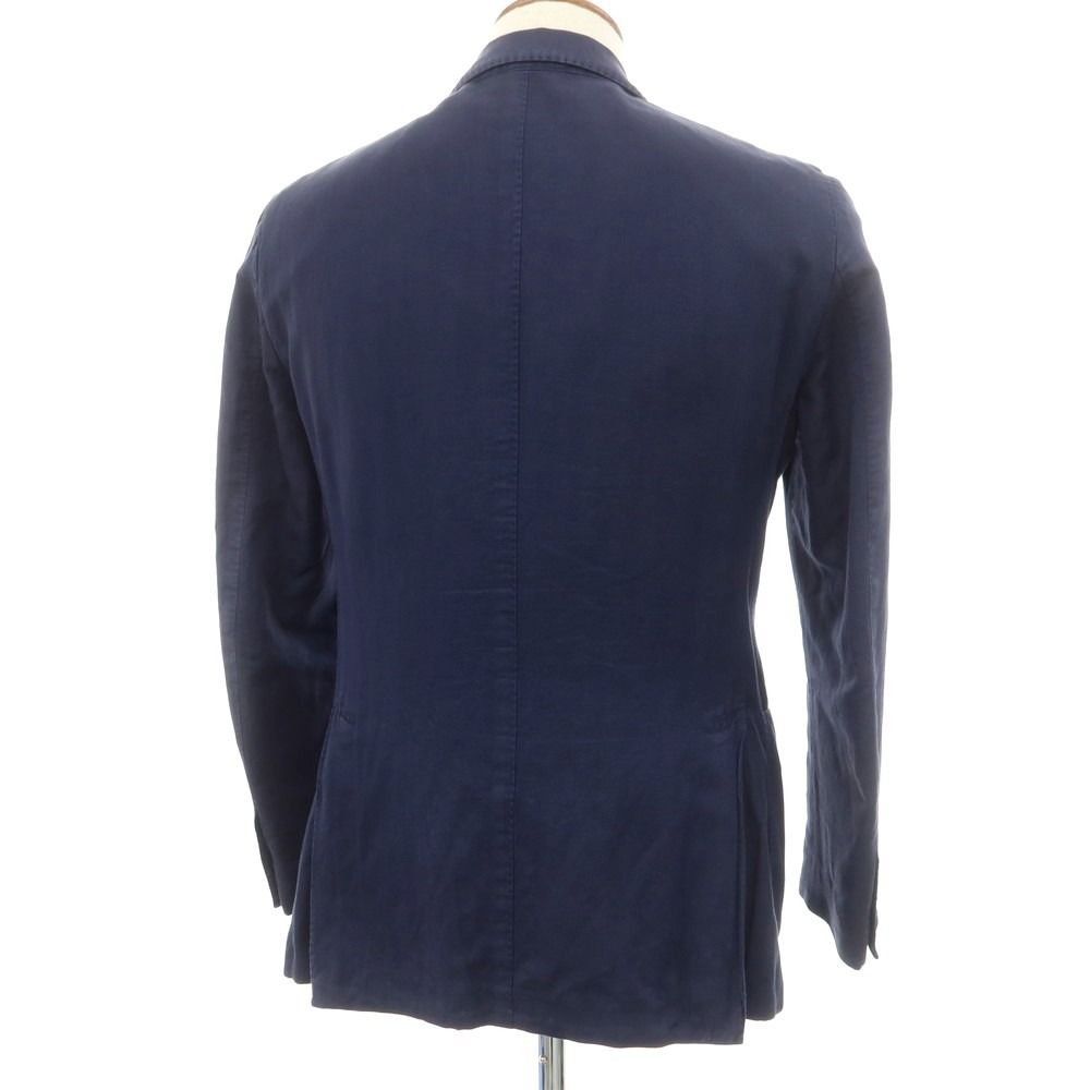 春夏】LARDINIラルディーニヘンリーボーンネイビージャケット46 【公式