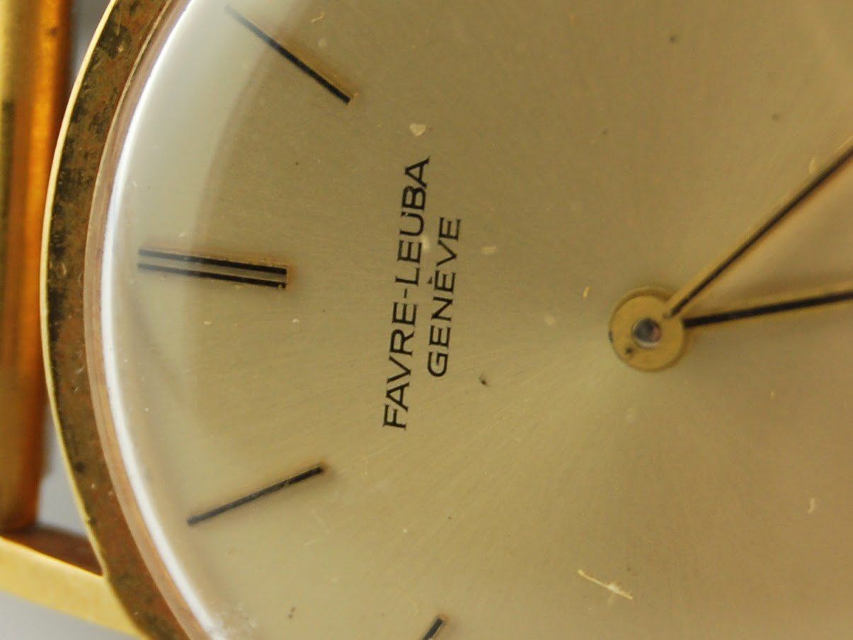 |B FAVRE LEUBA ファーブルルーバ 18Kケース メンズ手巻時計 アンティーク