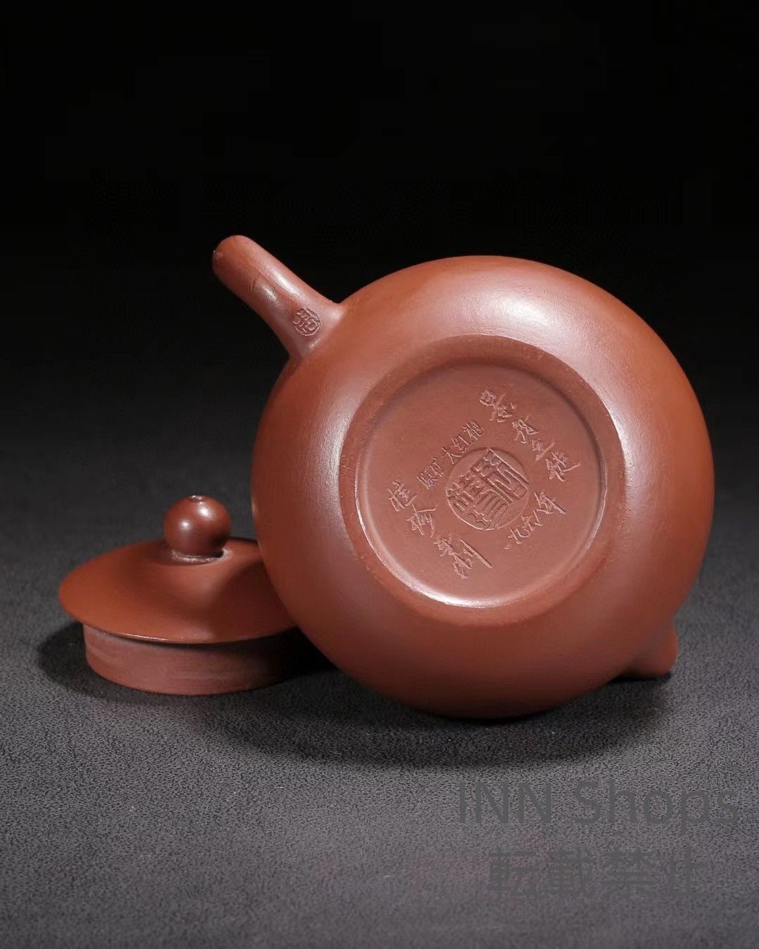 宜兴紫砂壶周桂珍全手工（560CC扁复壶）茶壶大师名家精品|明理茶艺