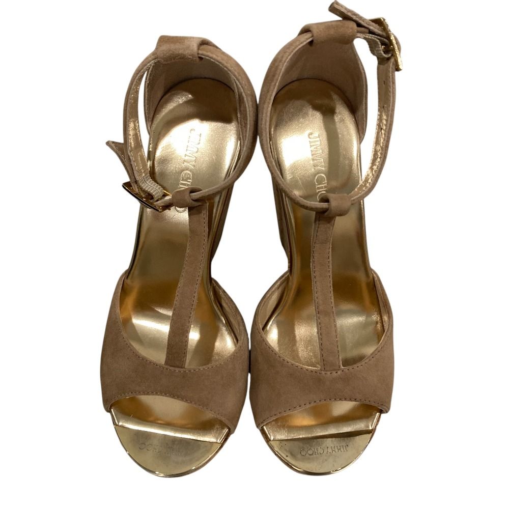 美品 JIMMY CHOO ジミーチュウ スエード アンクルストラップ
