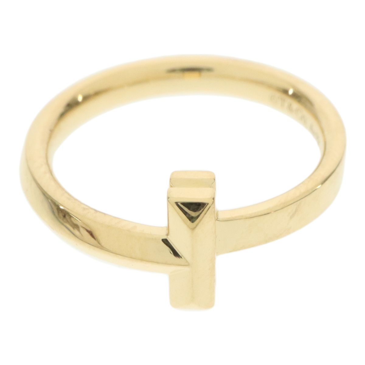 Tiffany&Co. ティファニー Tワイヤーリング イエローゴールド 7号 k18