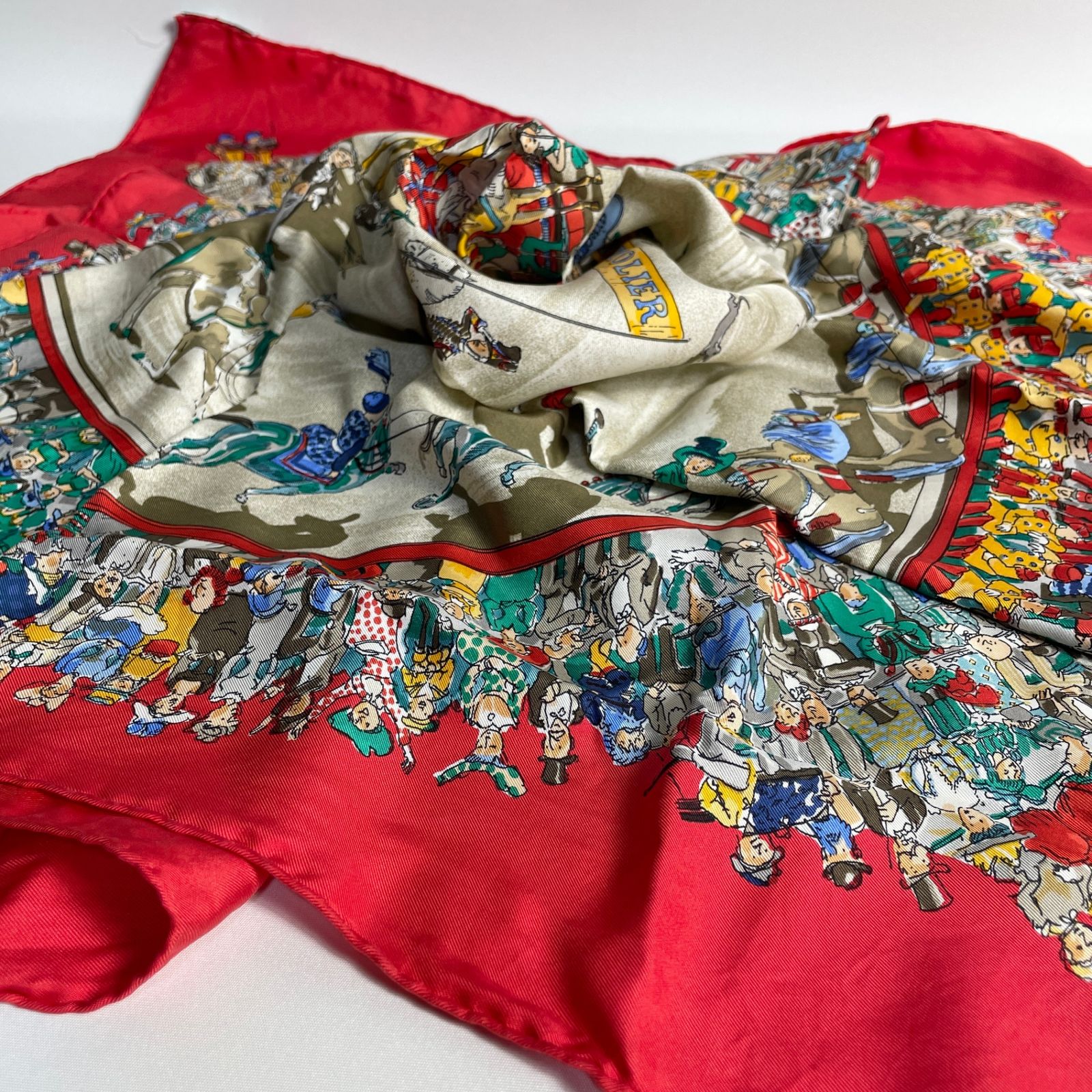 エルメス 大判 おし スカーフ 美品