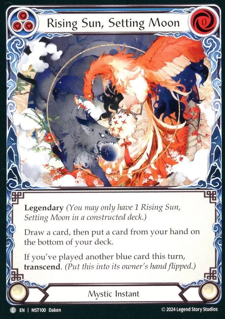 中古】Flesh and Blood MST100[C]：Rising Sun Setting Moon