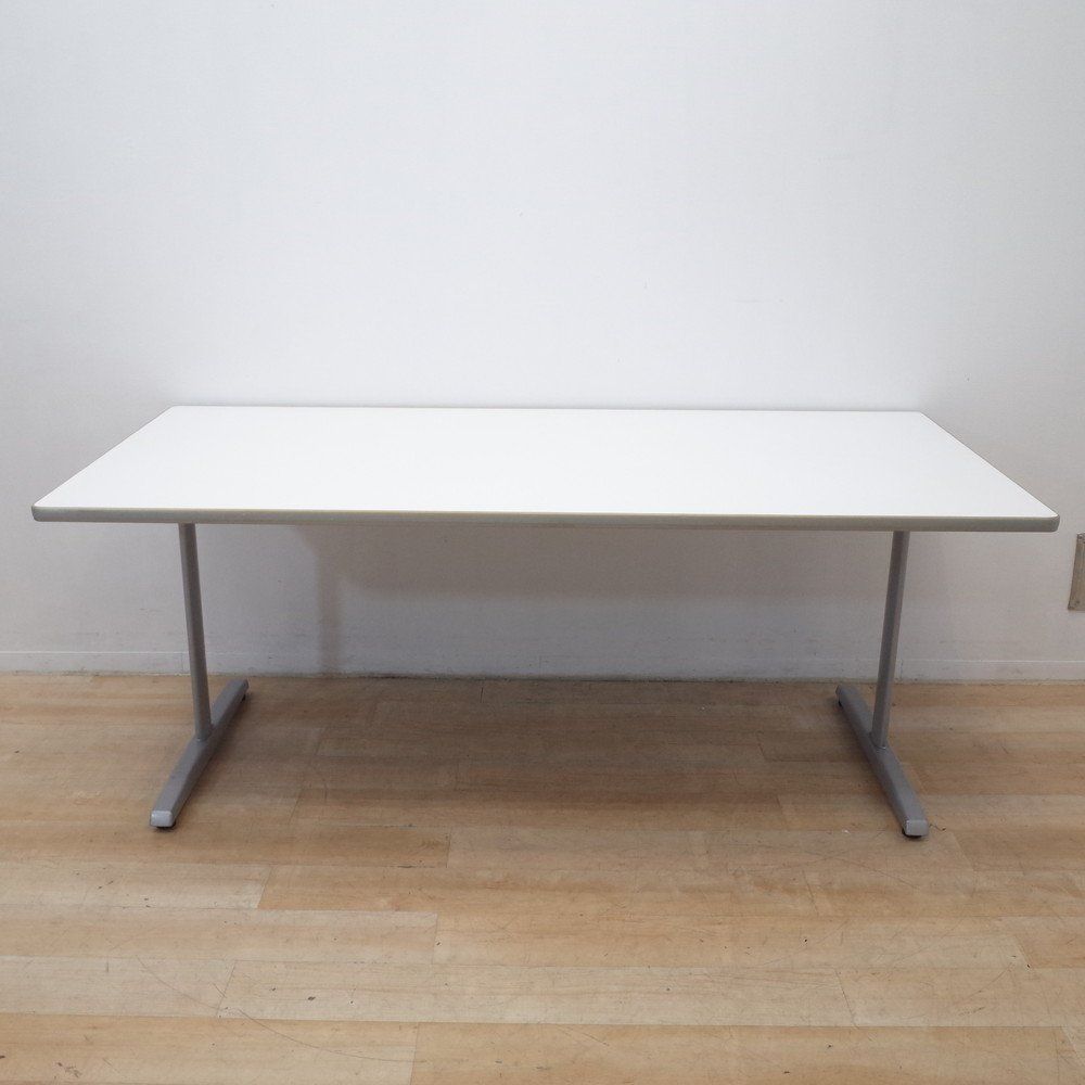 オカムラ okamura ミーティングテーブル 81771D MG29 W1800 D900 H700 ホワイト 会議室 荷物台 作業台 T字脚 EG18081 オフィス家具