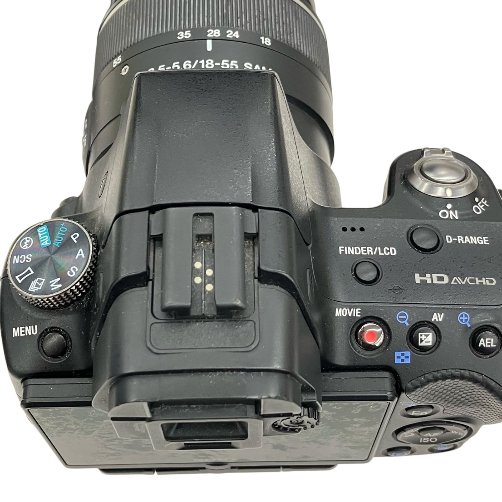 186000 現状品 SONY α33 SLT‐A33 ブラック 動作確認済み 3.5-5.6/18-55SAM