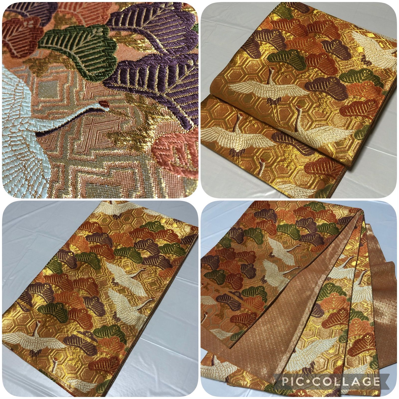 22146 振袖6点セット 絞りと金駒刺繍 グリーン 菊 蝶 【公式通販】