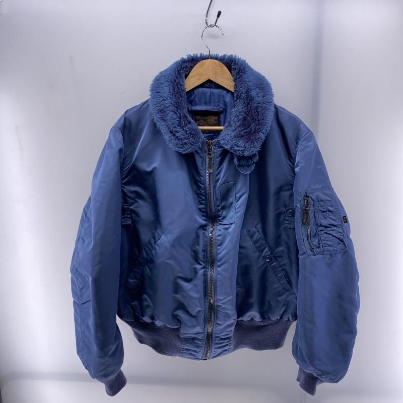 ALPHA 米国製 50's復刻 B-15C フライトジャケット 40 ネイビー ALPHA 米国製 50's復刻 B-15C フライトジャケット 40 ネイビー