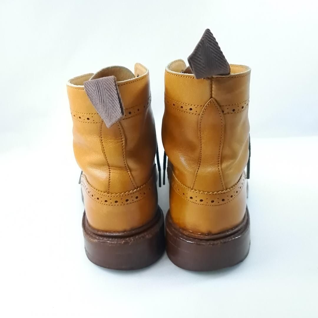 Tricker's カントリーブーツ レースアップ ウイングチップ UK4