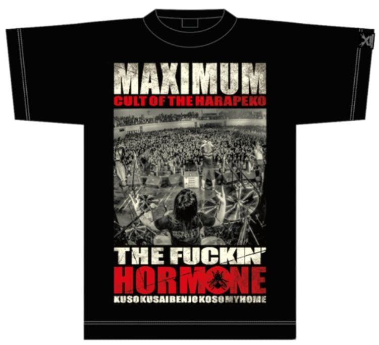 マキシマムザホルモン CULT OF THE HARAPEKO HAE 蝿 Tシャツ 黒 XL