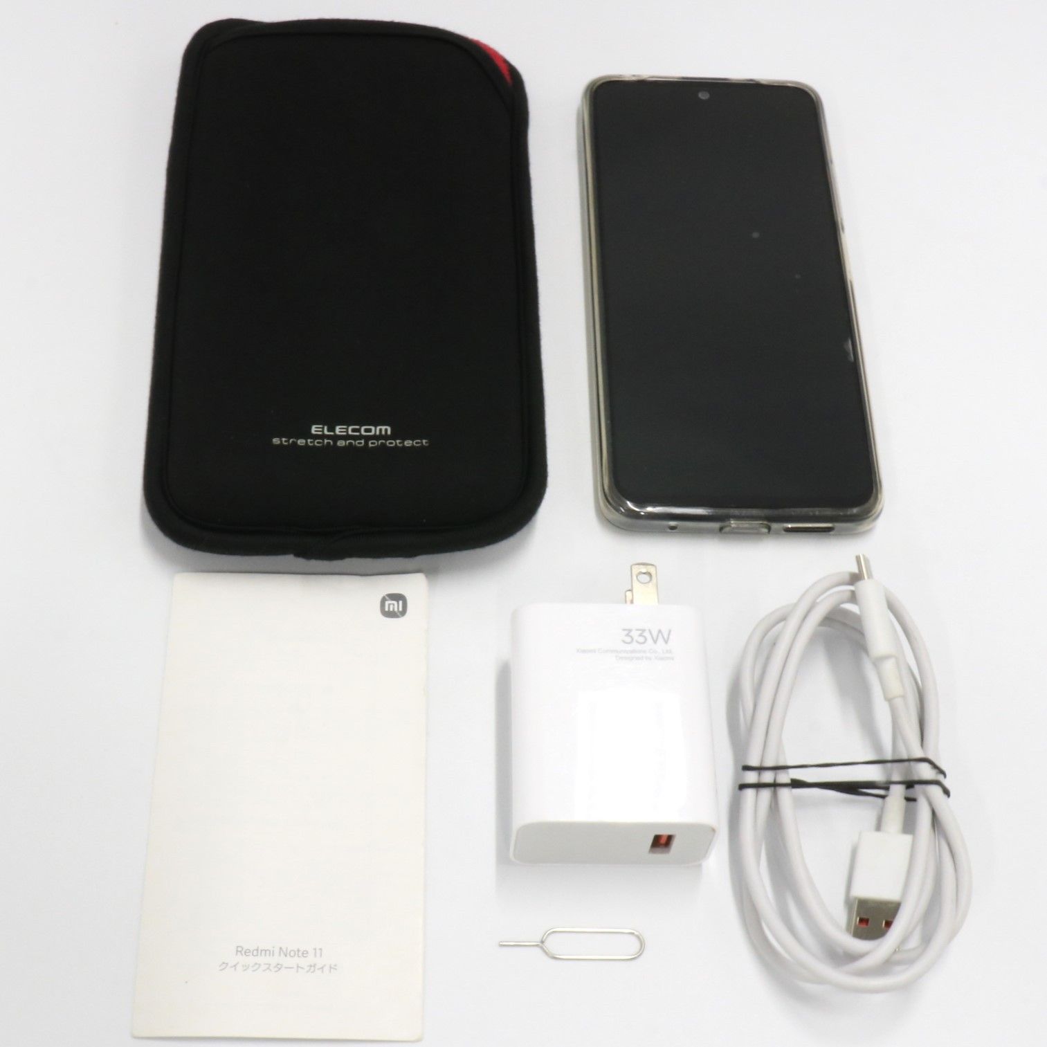 Redmi Note 11 SIMフリー 付属品付き グラファイトグレー Xiaomi Redmi note 11 SIMフリー グラファイトグレー