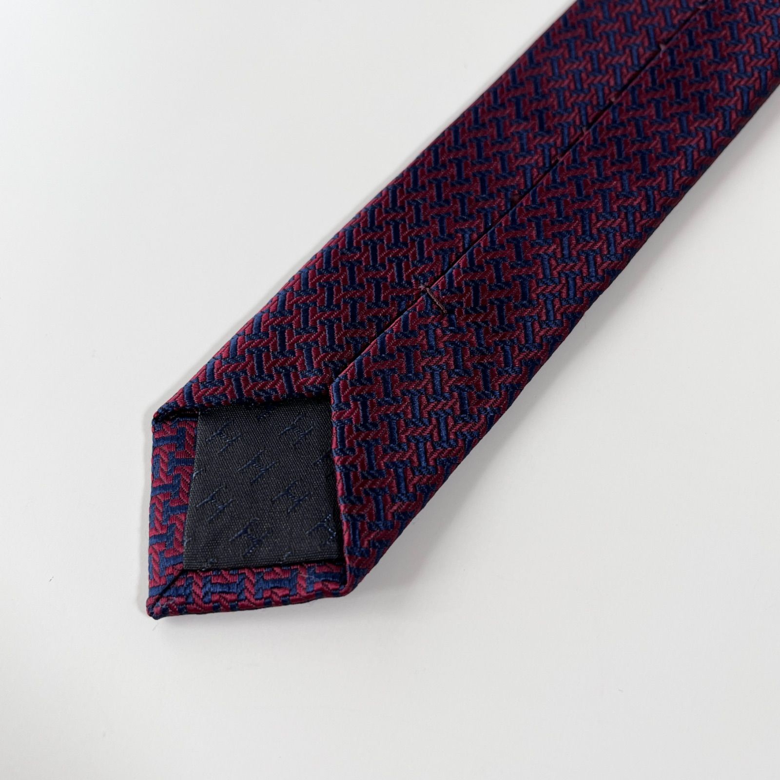 【R Fuku様】エルメス ネクタイ HERMES(エルメス) / ネクタイ/シルク/BLU/総柄/メンズ/H TONNEAU