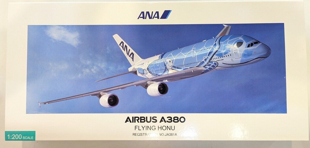 7/6まで　全日空商事　A380 JA381A Amazon | 全日空商事 1/500 A380 JA381A ANAブルー 完成品 限定