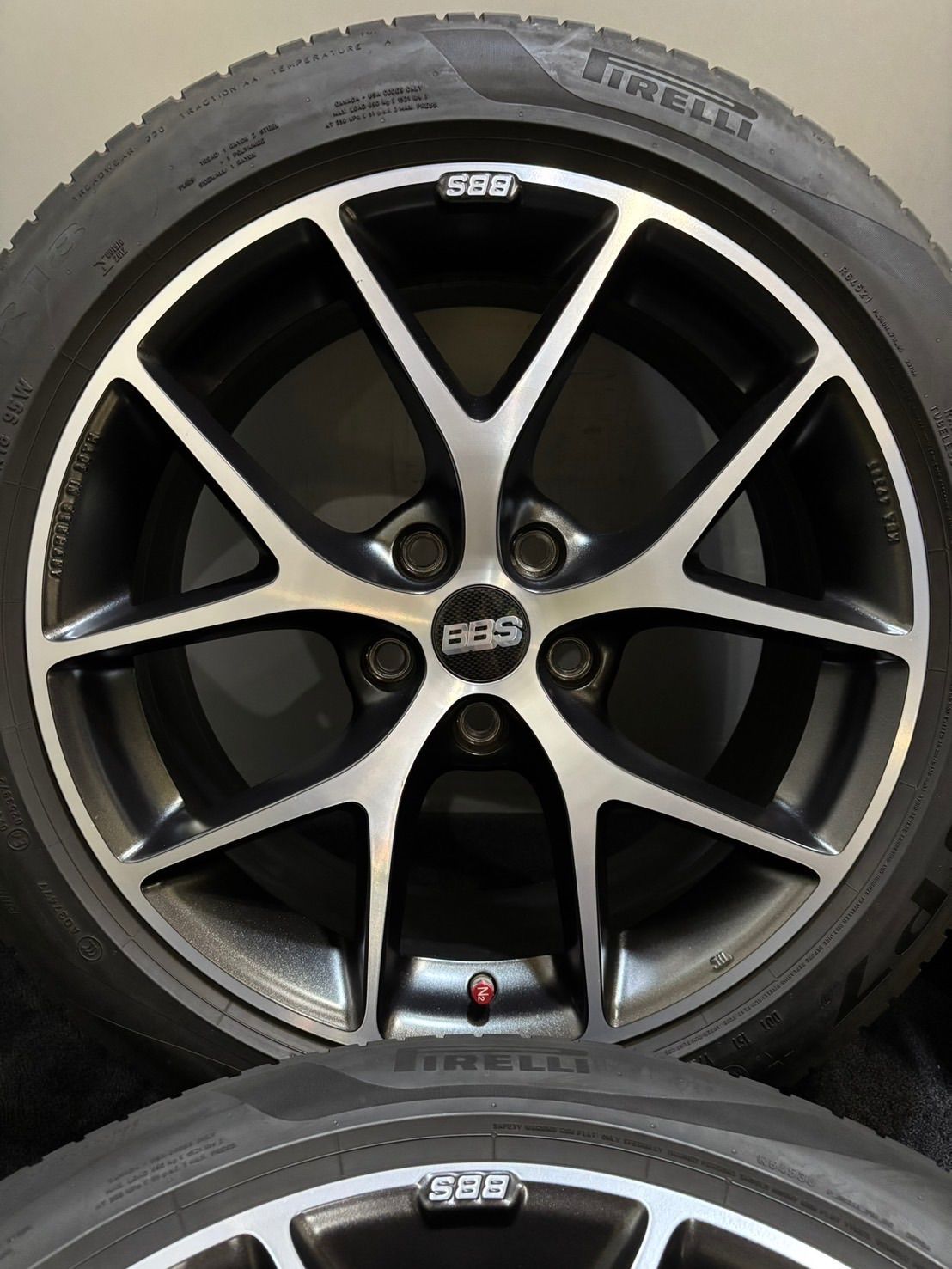 225 50R18 PIRELLI Cinturato P7 21年製 BBS SR023 18インチ 8J 50 114.3 5H 夏タイヤ 4本 レクサス UX 等 ランフラット 南7-K113