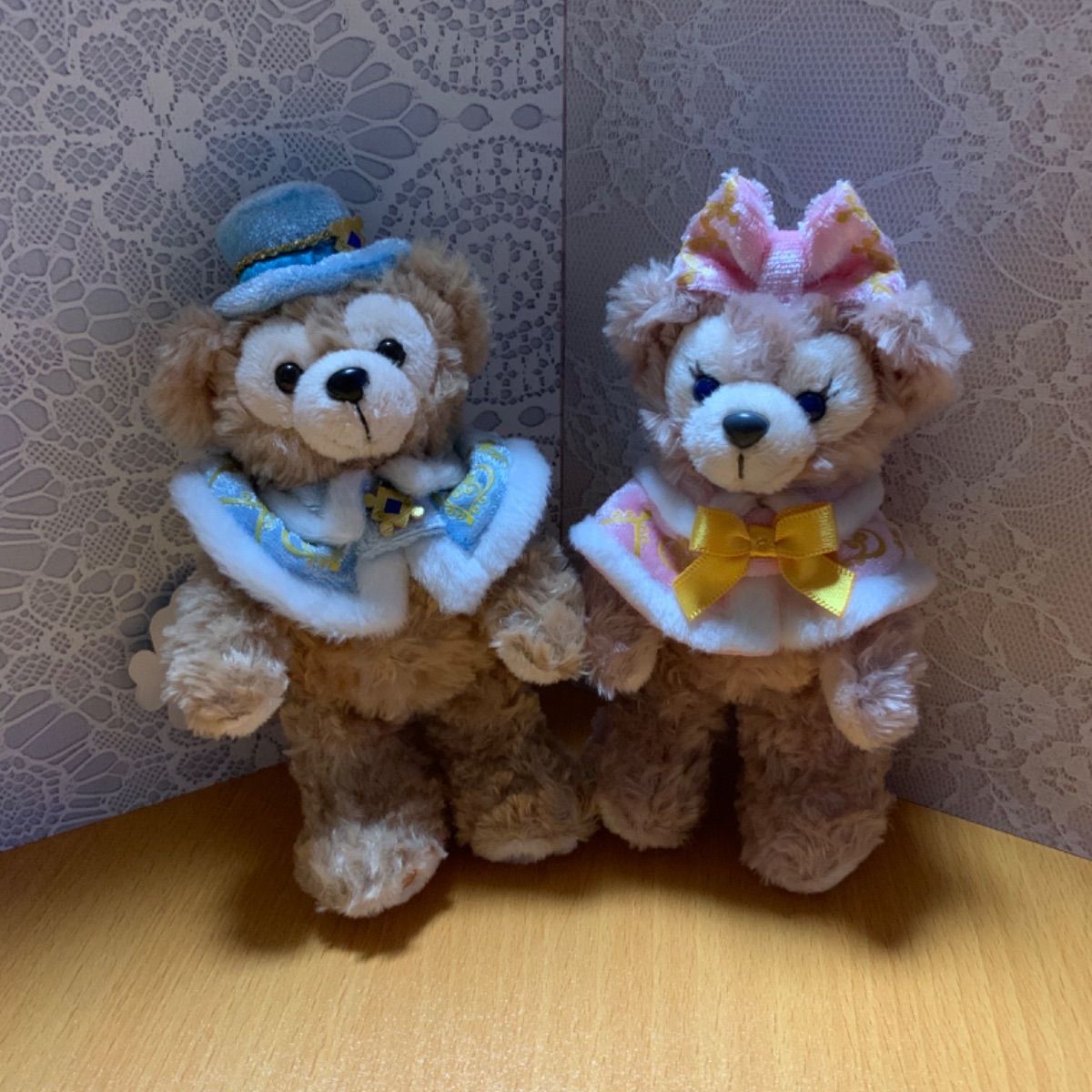 Disney ダッフィー＆シェリーメイ ぬいぐるみバッジ クリスマス