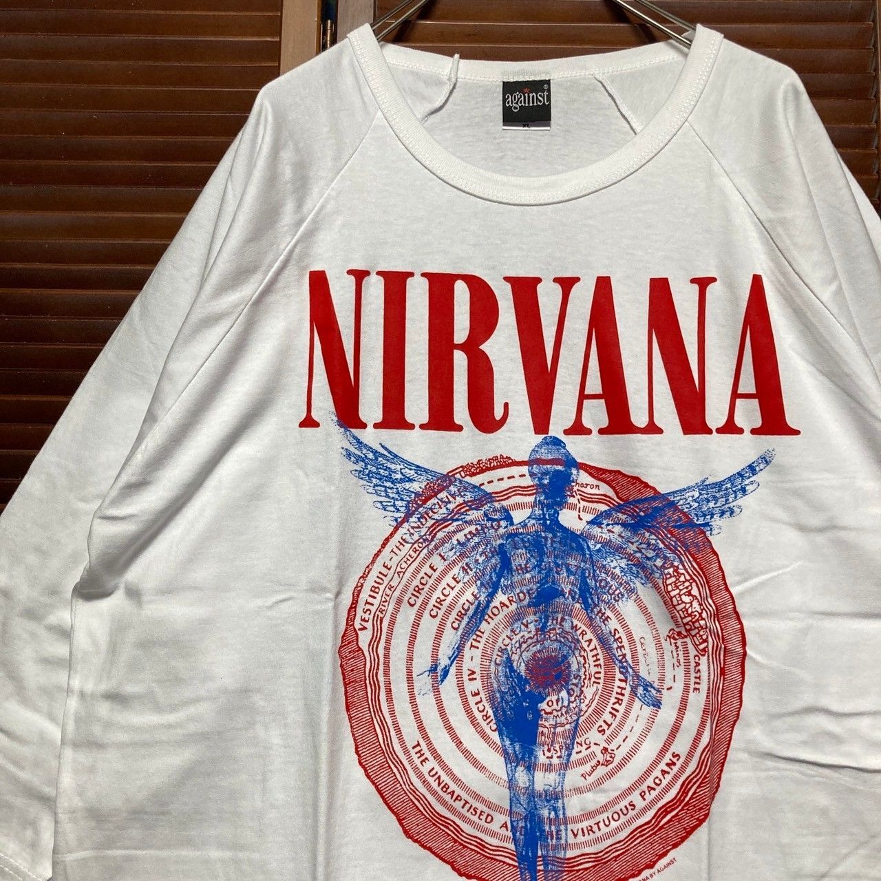 新品 L NIRVANA カートコバーン ニルヴァーナ 長袖 Tシャツ 新品 送料無料 ニルバーナ カートコバーン ニルヴァーナ 長袖