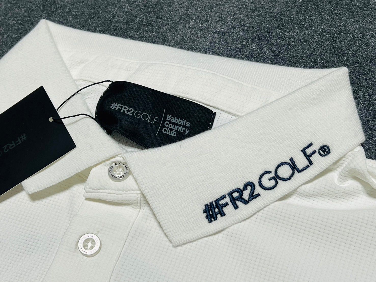 新品未使用】 #FR2 GOLF 長袖ポロシャツ Rabbits Country Club サイズ