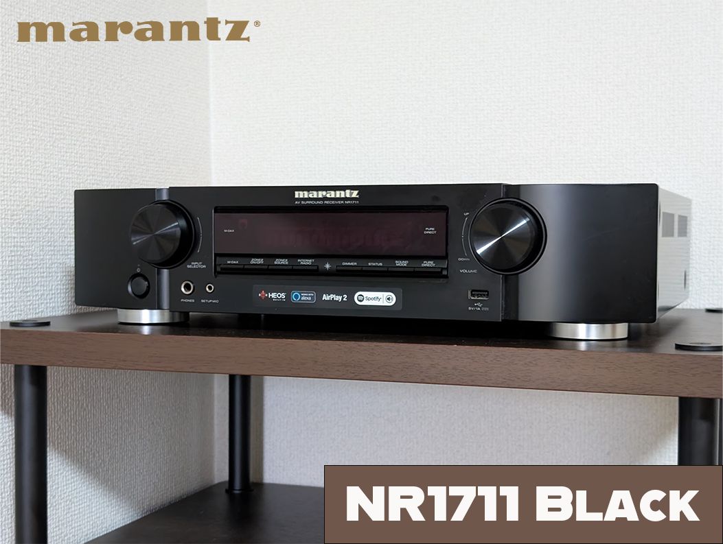 短期間特価  marantz  NR1711 (新品、未使用品、保証付) マランツ、8K/60p対応の新世代薄型AVアンプ「NR1711」発表