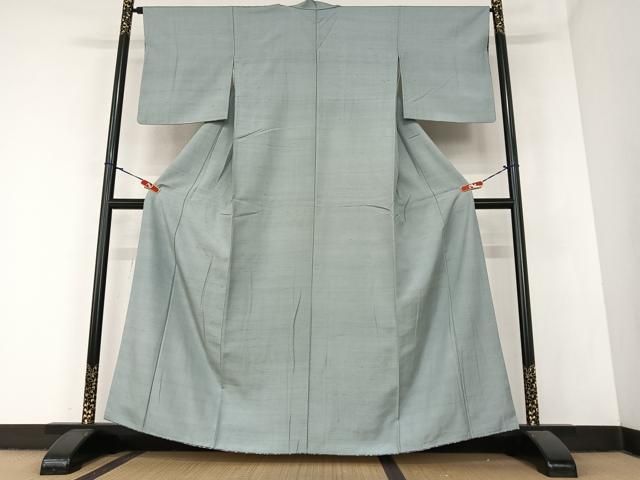 豆がら茶色 正絹