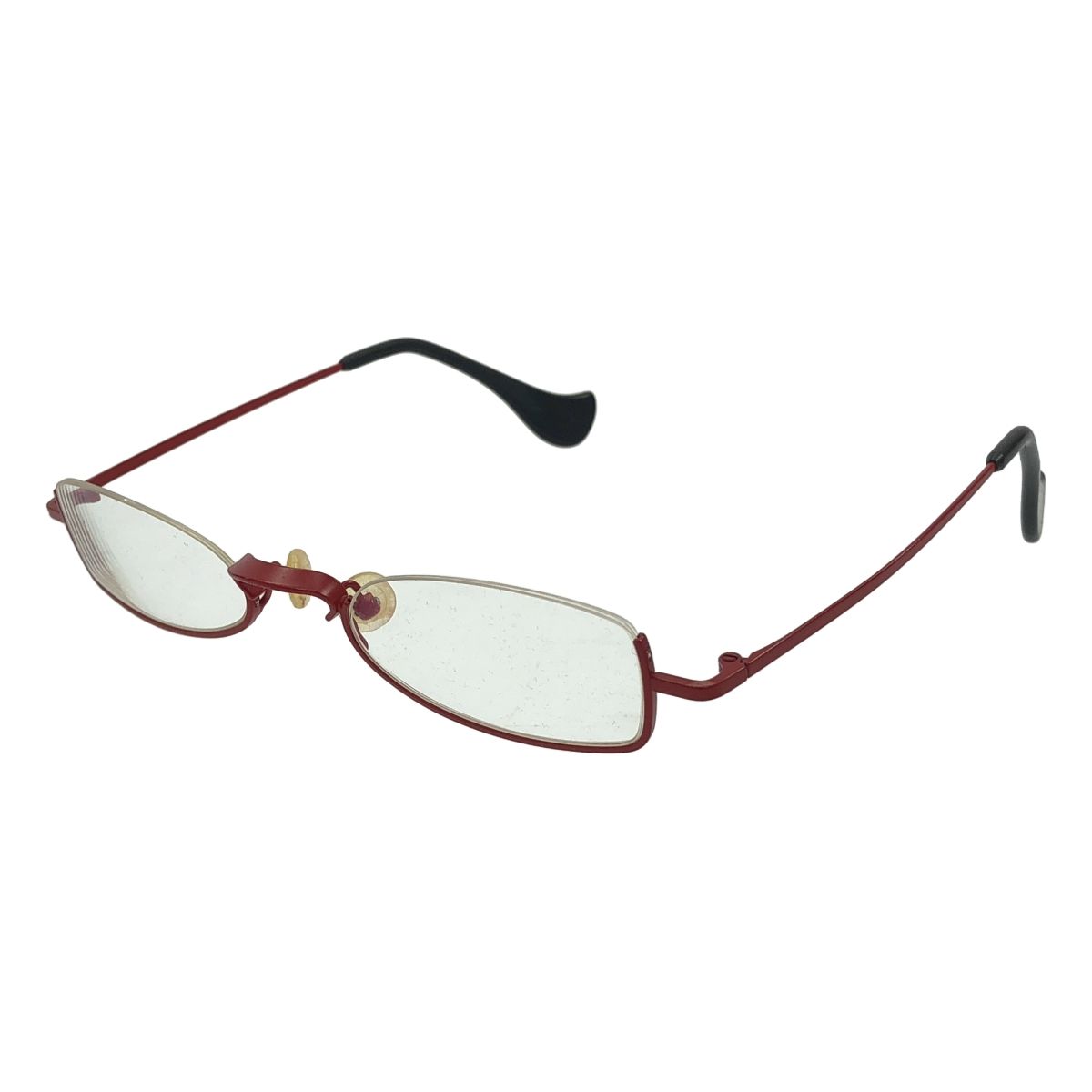 theo テオ 度入りアイウェア 眼鏡 レッド 83