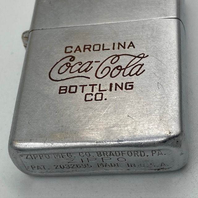 ジッポー ZIPPO 1947年〜1949年 ３バレル コカ・コーラ Coca Cola BOTTLING CO. コカコーラ ニッケルシルバー -  メルカリ