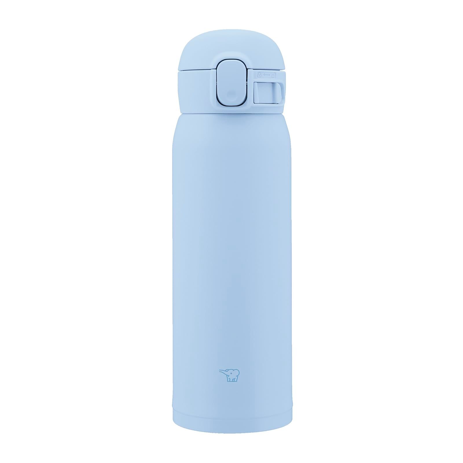 【迅速発送】象印マホービン(ZOJIRUSHI) 水筒 シームレスせん 480ml ワンタッチ ステンレスマグ エアリーブルー パッキン一体化で洗うのは3点だけ SM-WS48-AM