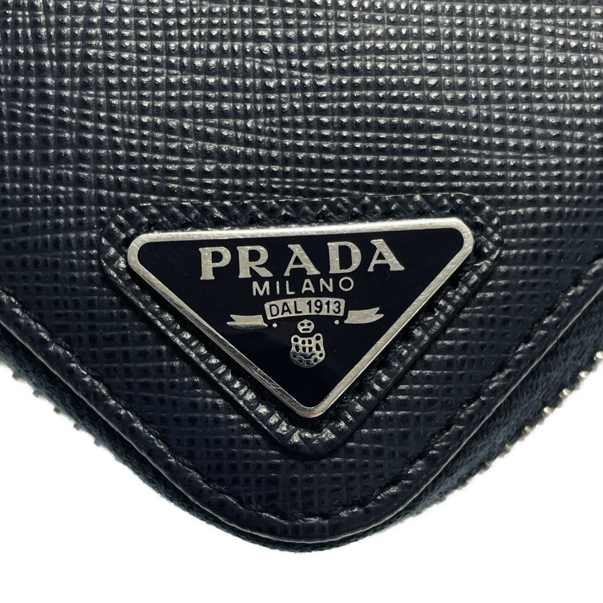 【新品未使用】PRADAプラダ　財布 コインケース 2MM358 サフィアーノ PRADA プラダ 財布 コインケース 2MM358 C5S ネロ サフィアーノ