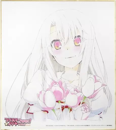 紙製品 キャラクター イリヤスフィール フォン アインツベルン 牛島希描き下ろし複製イラスト色紙 Fate kaleid liner プリズマ イリヤ ツヴァイ! 先行 来場特典
