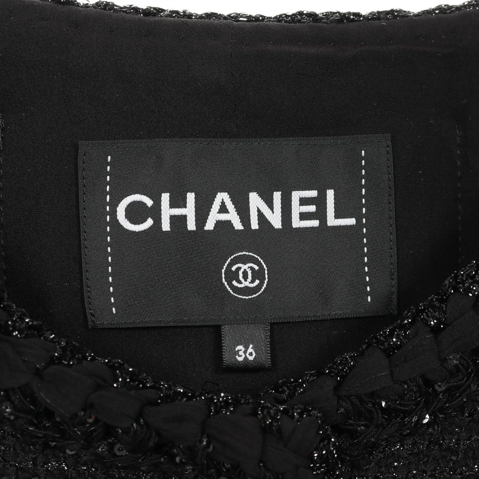 CHANEL ブラック ノーカラージャケット 楽天市場】シャネル ジャケット（種類（コート・ジャケット