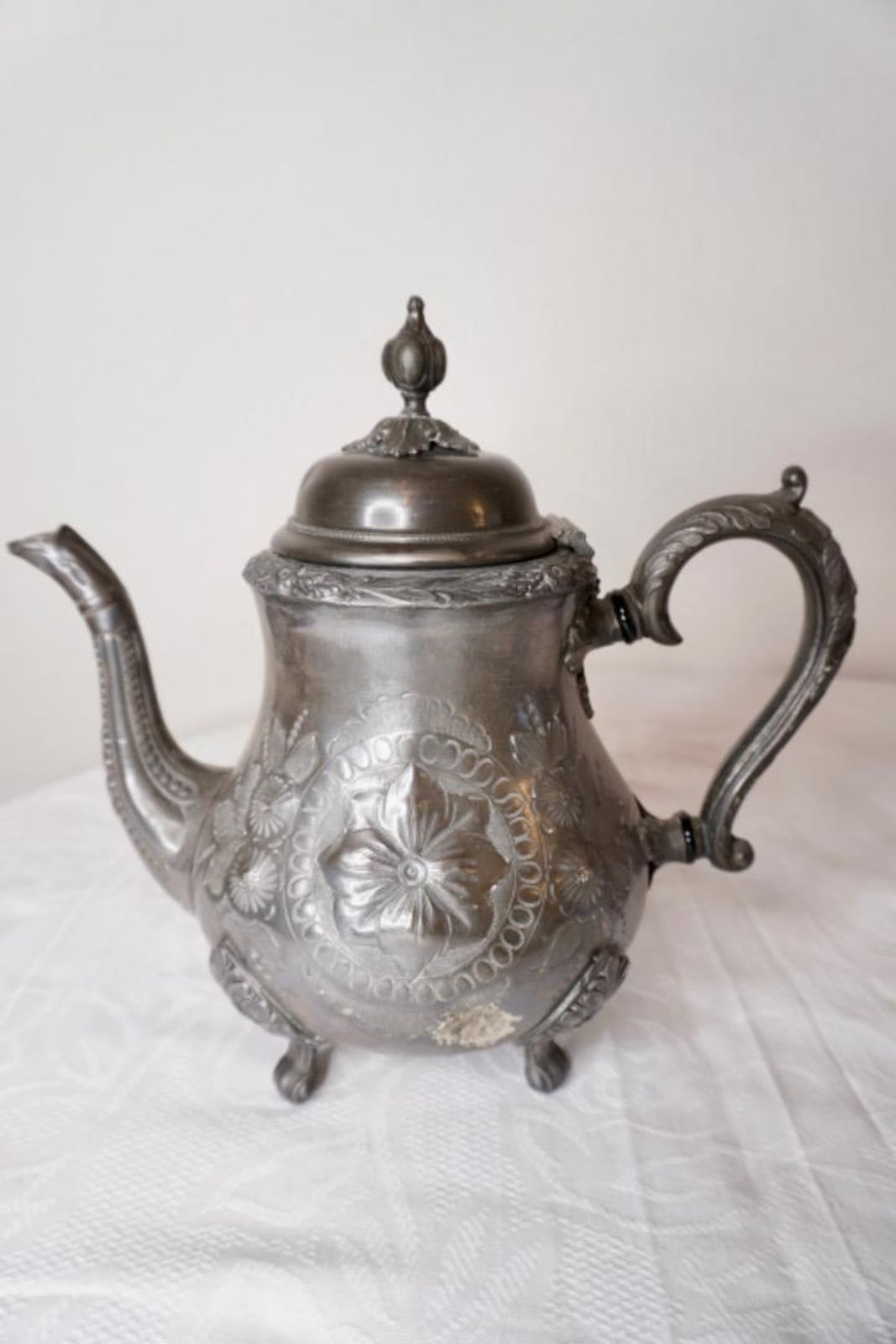 ピューター ポット 水差し コーヒーポット アンティーク ドイツ