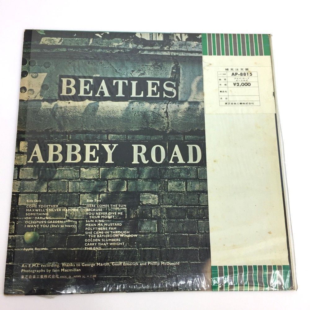 Apple Records THE BEATLES FOREVER ザ ビートルズ ABBEY ROAD アビイ