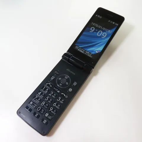 【中古】 AQUOS ケータイ SH-02L ブラック docomo