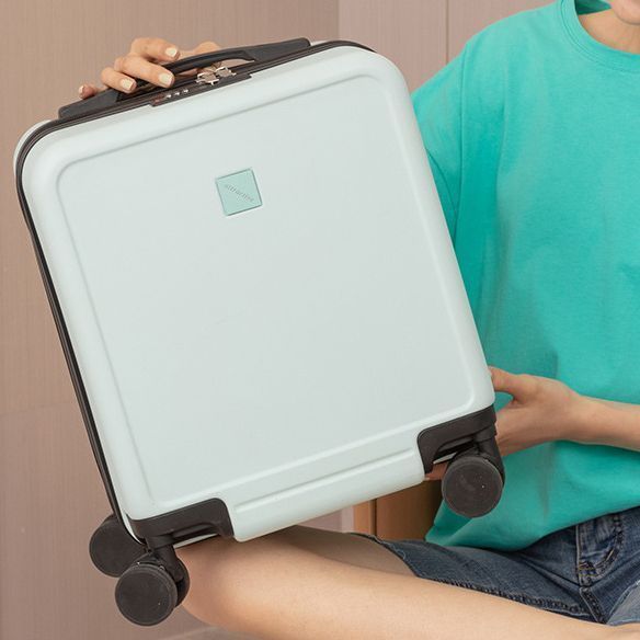旅行出張 スーツケース 親子セット機内持込ミントグリーン