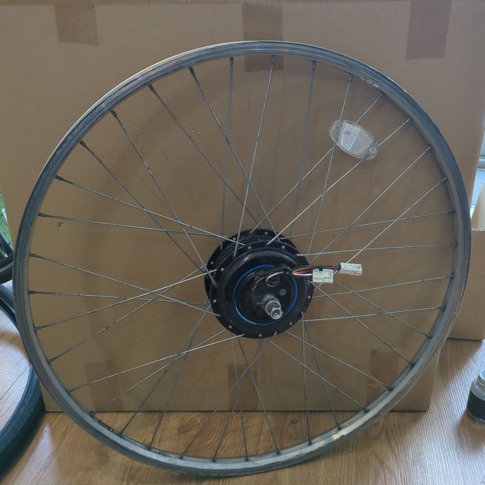 ブリヂストン電動自転車 ジャンク品 ブリヂストンの電動アシスト自転車 フロントモーター 前輪