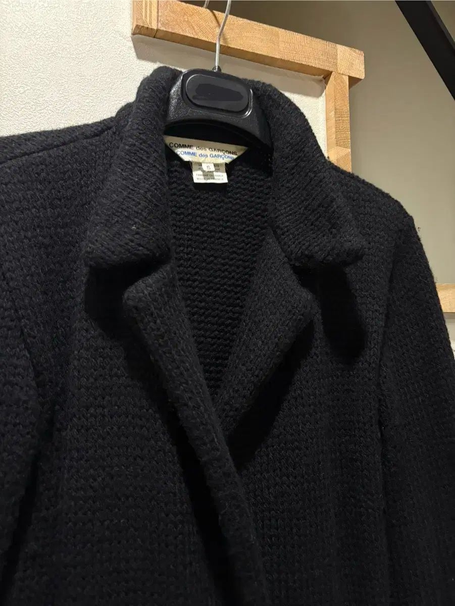 COMME des GARCONS コム デ ギャルソン 黒 ニット カーディガン