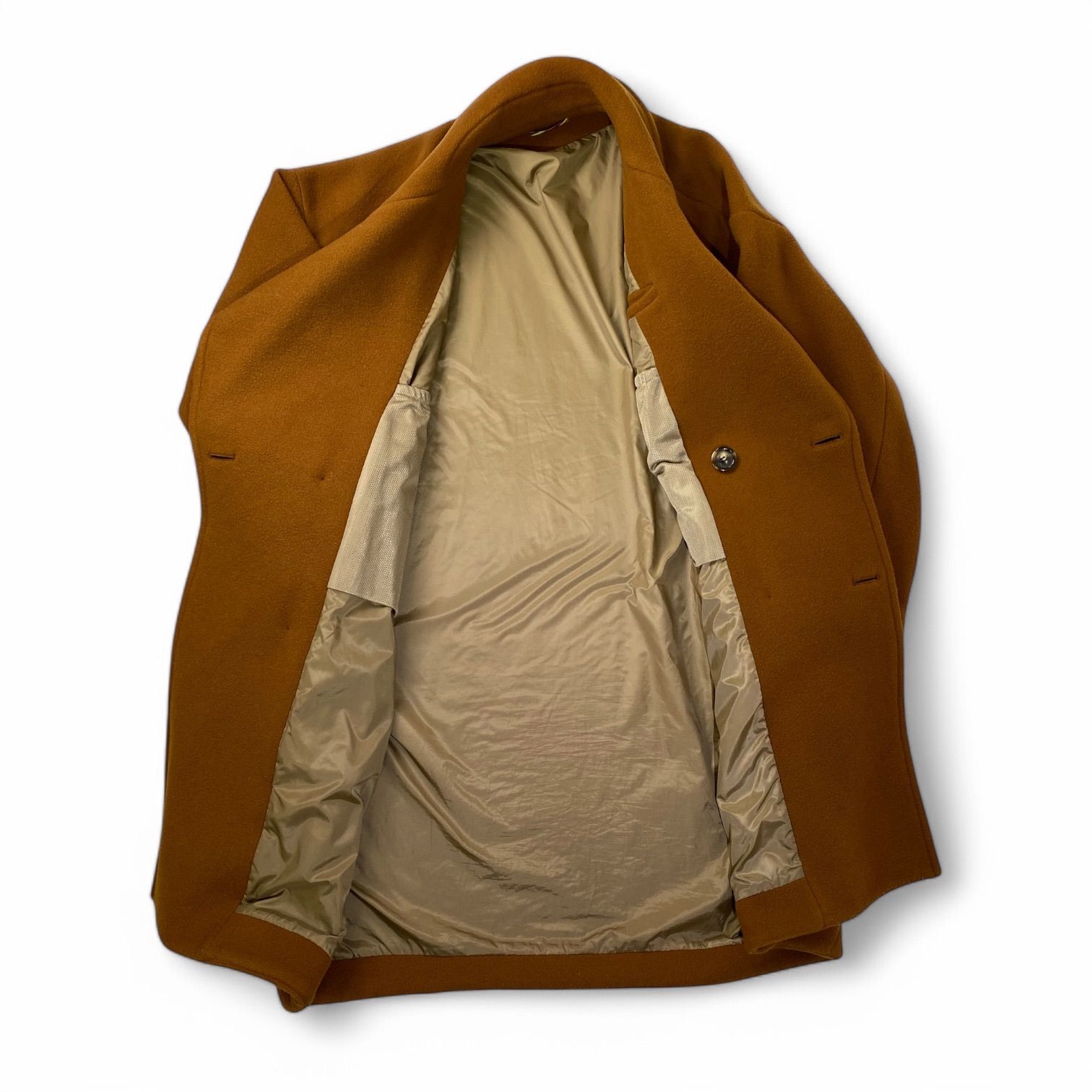 is-ness イズネス BIG COAT メルトン ビッグシルエット コート SIZE：L 