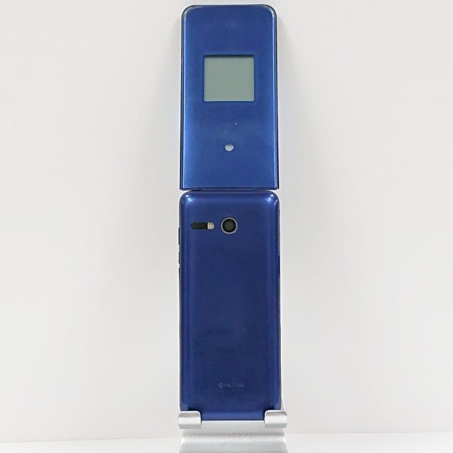 かんたんケータイ KYF41 au ロイヤルブルー 送料無料 本体 c14473