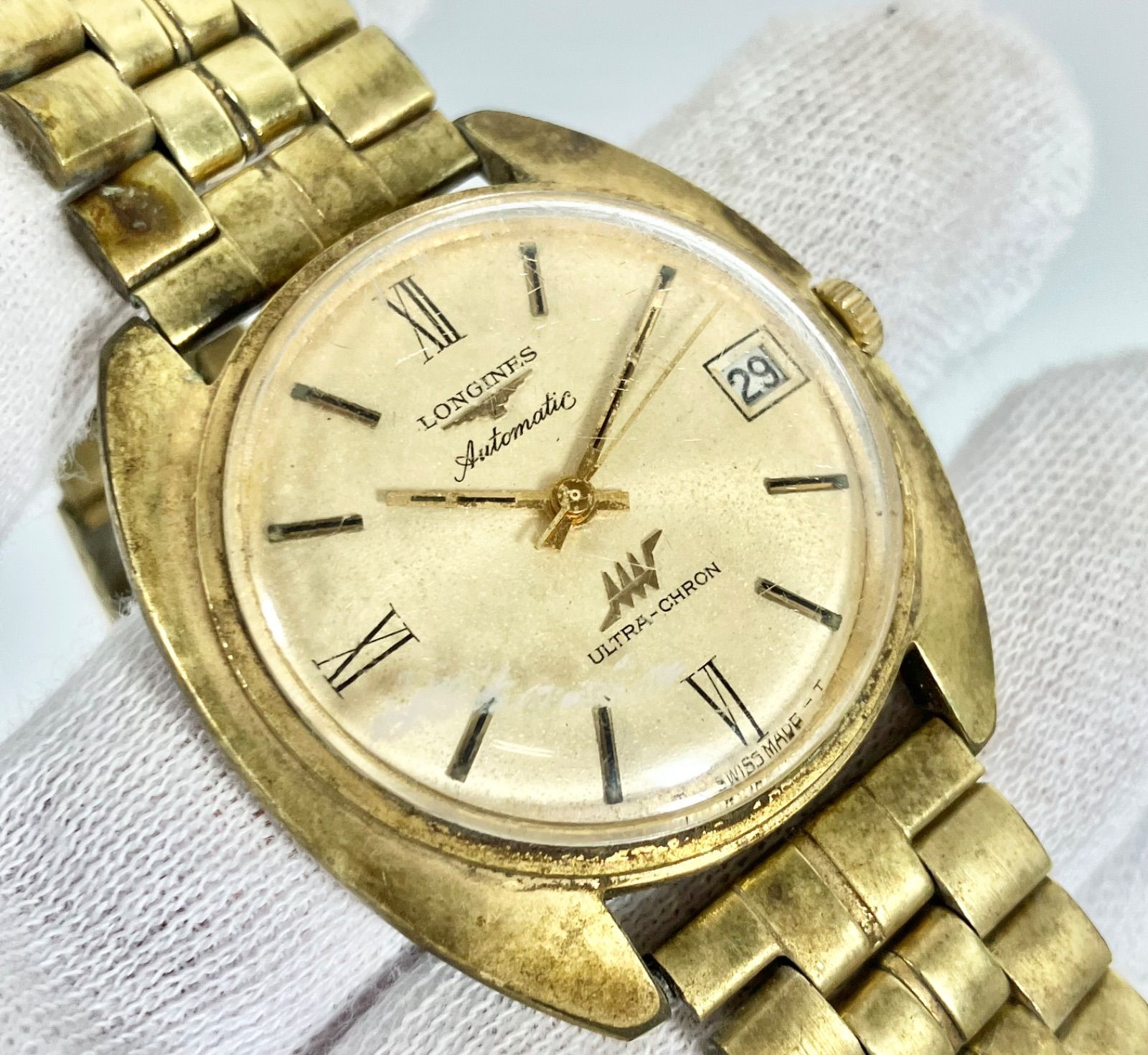 LONGINES (ロンジン)　Automatic (自動巻き)　デイデイト　アンティーク 1円～! 稼動品☆正規品 LONGINES ロンジン L3.651.4 ハイドロコン