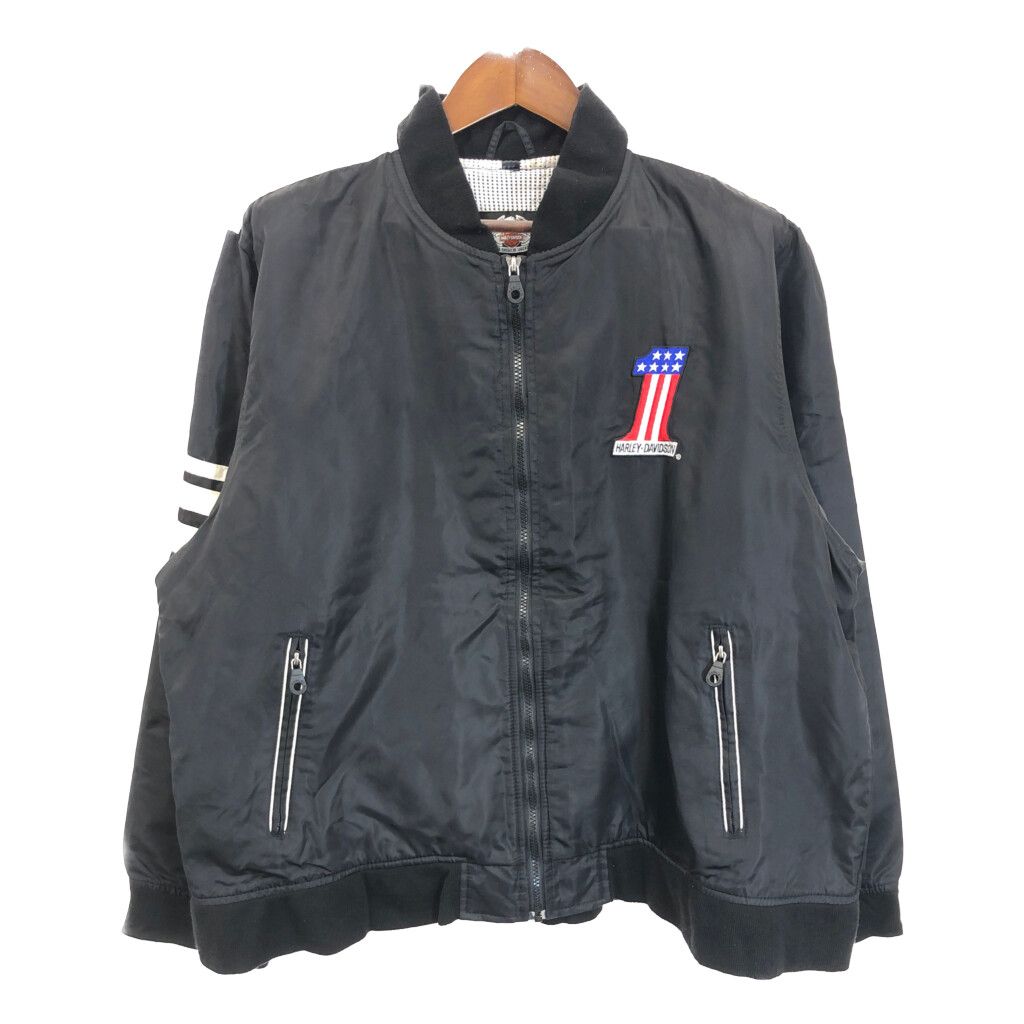 USA製 HARLEY DAVIDSON ハーレーダビッドソン No.1ロゴ ナイロン