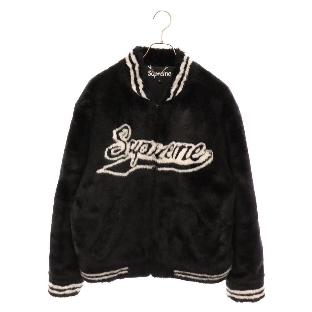 SUPREME (シュプリーム) 20SS Faux Fur Varsity Jacket ロゴフェイク