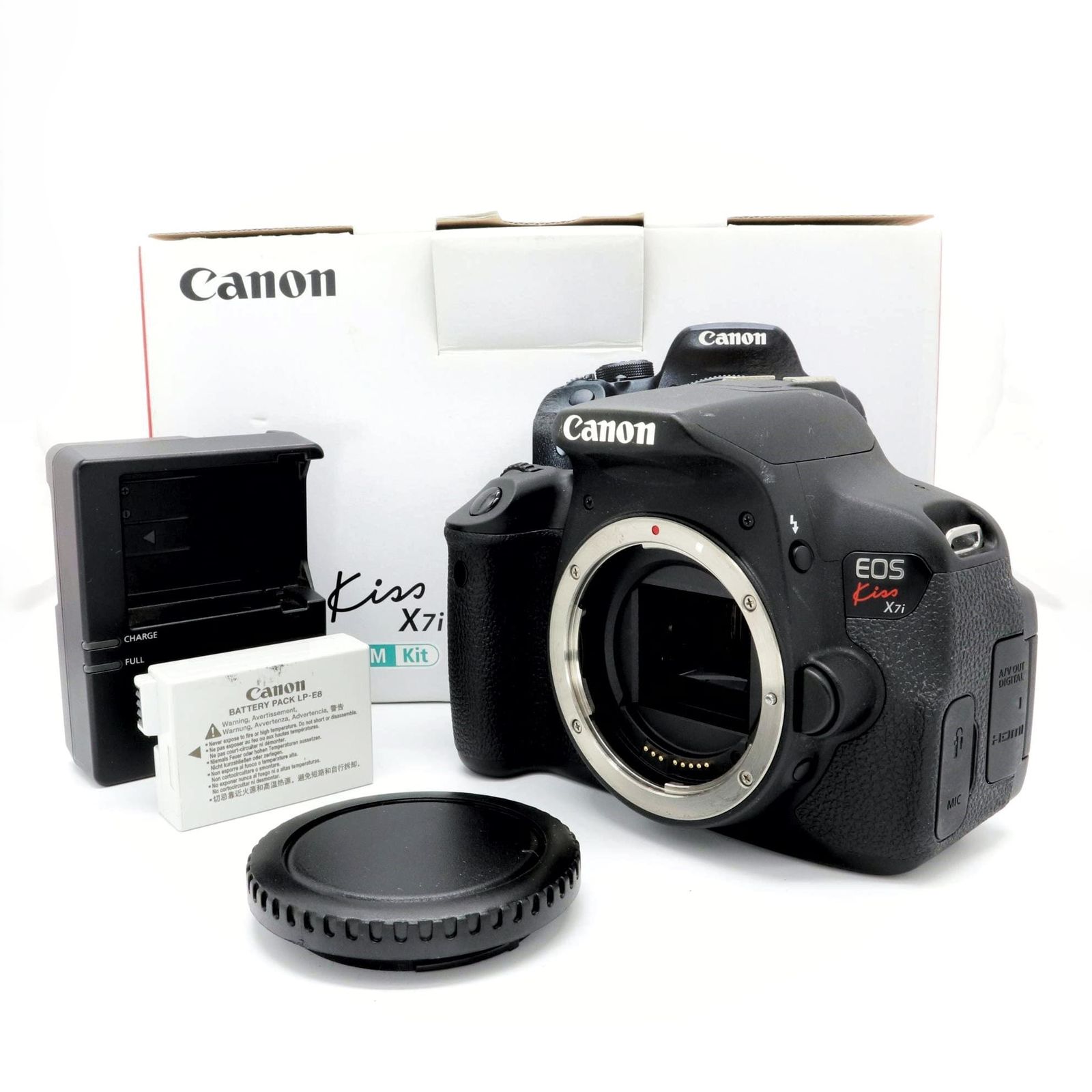 訳あり》 デジタル一眼レフカメラ CANON EOS Kiss X7i ボディブラック 