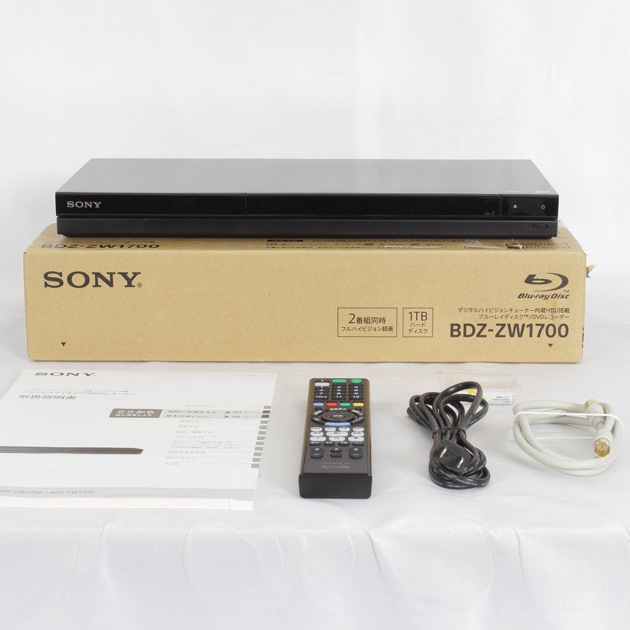 ソニーブルーレイSONY BDZ-ZW1500 - ブルーレイレコーダー