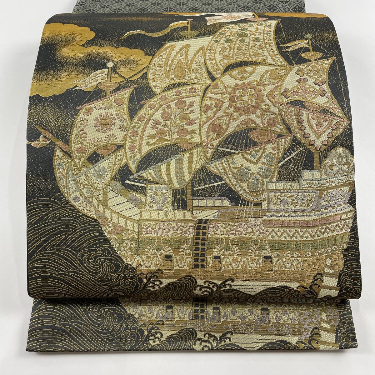 507mr82▲ワンタッチ作り帯 箔屋清兵衛 悠久の美 名物裂 袋帯▲美品 507mr82△ワンタッチ作り帯 箔屋清兵衛 悠久の美 名物裂 袋帯△