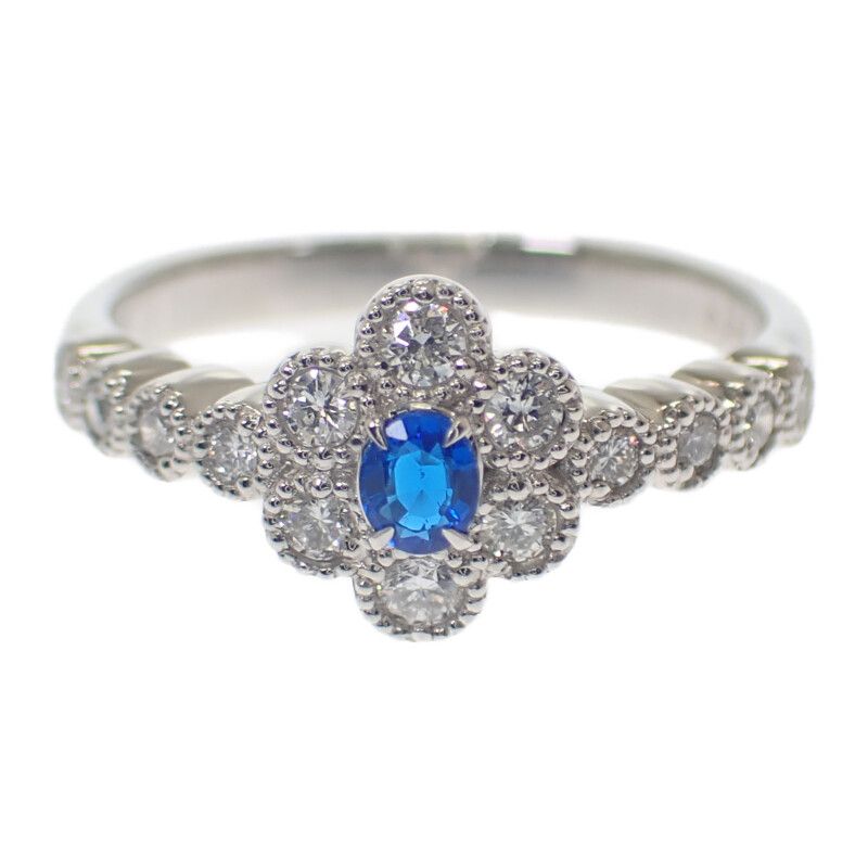 デザインジュエリー リング 指輪 Pt950 プラチナ 13号 アウイナイト  